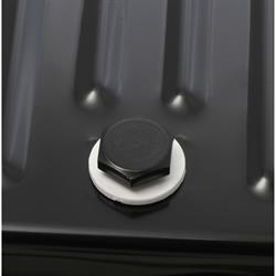 Mr Gasket 9755BMRG Transmission Oil Pan, Case-Filled C4, Black