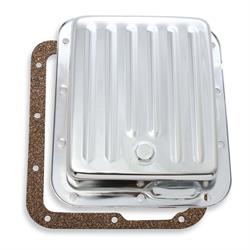 Mr Gasket 9755CMRG Transmission Oil Pan, Case-Filled C4, Chrome