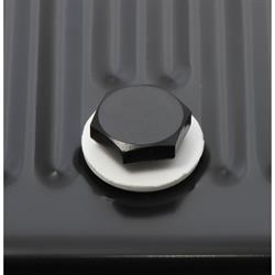 Mr Gasket 9756BMRG Transmission Oil Pan, Ford C6, Black