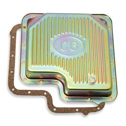 Mr Gasket 9756ZMRG Transmission Oil Pan, Ford C6, Zinc