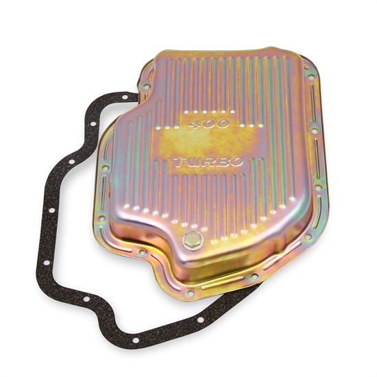 Mr Gasket 9766ZMRG Transmission Oil Pan, TH400, Zinc