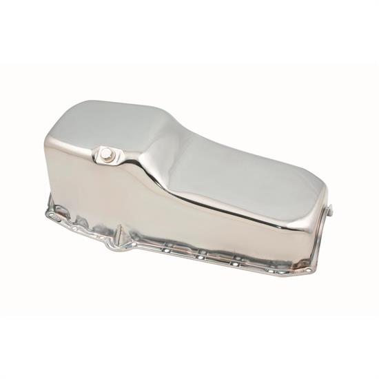 Mr Gasket 9781 Chrome Plated Oil Pan, 1955-79 SBC 283-350