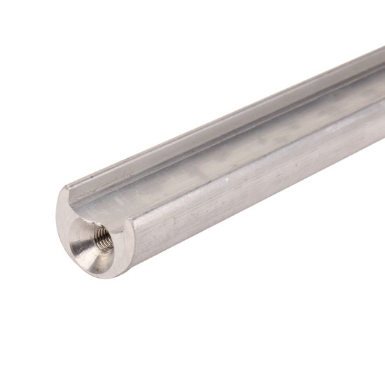Aluminum Windshield Slug Material Without Holes, 9 Inch