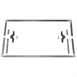 Square Top T Windshield Frame, 39 Inches Wide