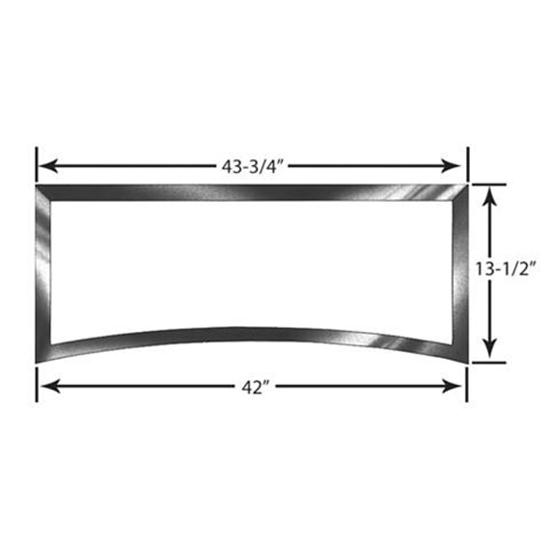 1932 Ford Roadster and Phaeton Windshield Frame, Chrome