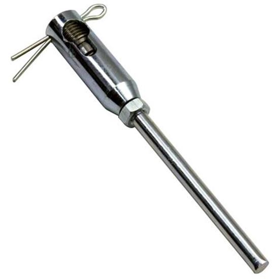 Single End Carburetor Linkage Rod, 3-1/2 Inches Long