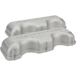 Chevy 348/409 Finned Aluminum Valve Covers, Plain