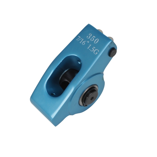 Blumax SBC Roller Rocker Arms, Split Ratio, 7/16 Stud, Self Aligning