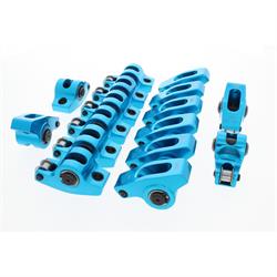 Blumax S/B Chevy Self-Aligning Roller Rocker Arms, 1.5:1, 3/8 Stud