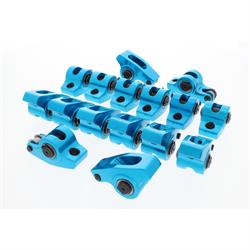 Blumax S/B Chevy Self-Aligning Roller Rocker Arms, 1.5:1, 3/8 Stud
