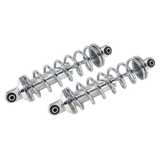 Alum. Small Coilover Shock, 6 Inch Polished, Spring Rate 12 In-95 lbs