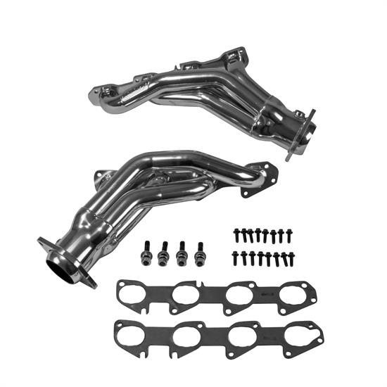 BBK 4019 Shorty Headers, Chrome, 2011-2019 Dodge 6.4L Hemi