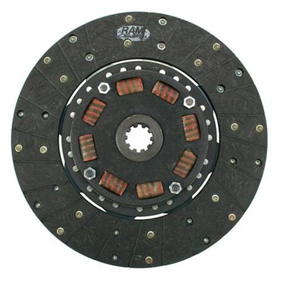 Ram Clutches 305M 10.5 Inch Organic Clutch Disc 1-1/16 Inch 10-Spline