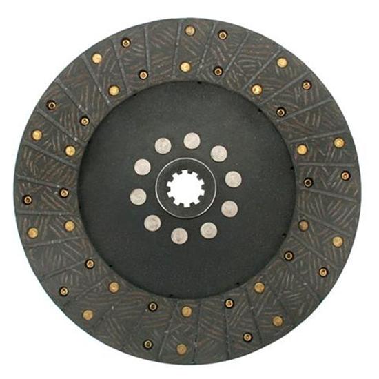 Ram 251 10.5 Inch Organic Clutch Disc, Solid Hub, 1-1/8 Inch 10-Spline