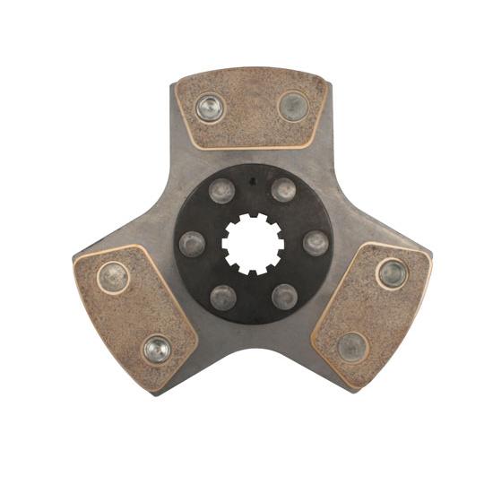 Ram Clutches 6955 Clutch Parts-Ford Disc 1-1/16 Inch Riveted-10 Spline