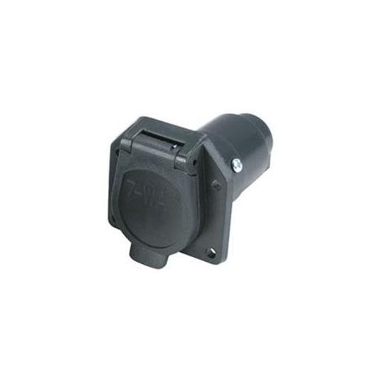 Reese Products 118020 7-Way Plastic Trailer Harness Plug, Truck End