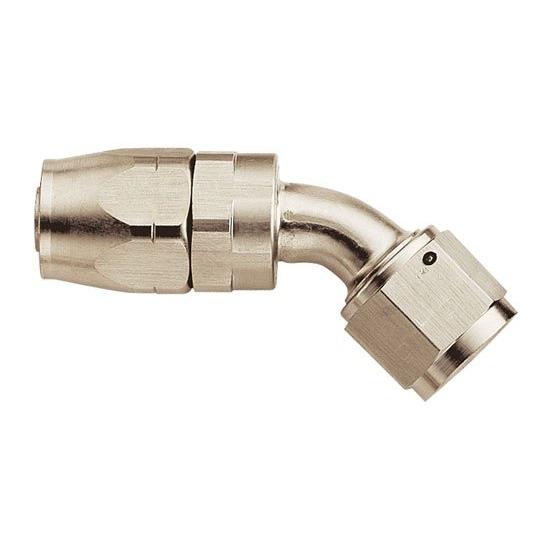 Aeroquip FCE4022 Nickel 45 Degree Hose End Coupler Fitting, -6 AN