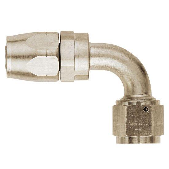 Aeroquip FCE4032 Nickel 90 Degree Hose End Coupler Fitting, -6 AN