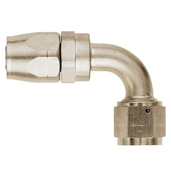 Aeroquip FCE4033 Nickel 90 Degree Hose End Coupler Fitting, -8 AN