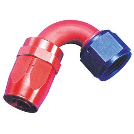 Aeroquip FBM4044 120 Hose End Coupler Fitting, Blue/Red, -10 AN