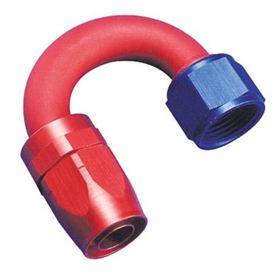 Aeroquip FBM4064 180 Hose End Coupler Fitting, Blue/Red, -10 AN