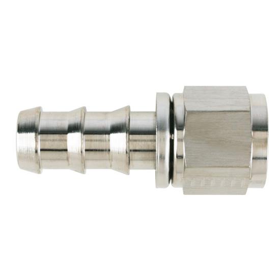 Aeroquip FCE1514 Nickel Straight Push-On Socketless Fitting, -10 AN