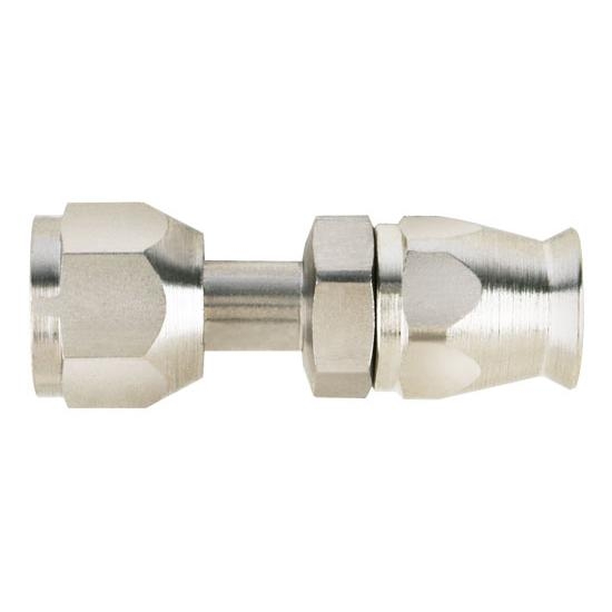 Straight Nickel Plated AC Fitting, O-Ring Pilot, -8 AN