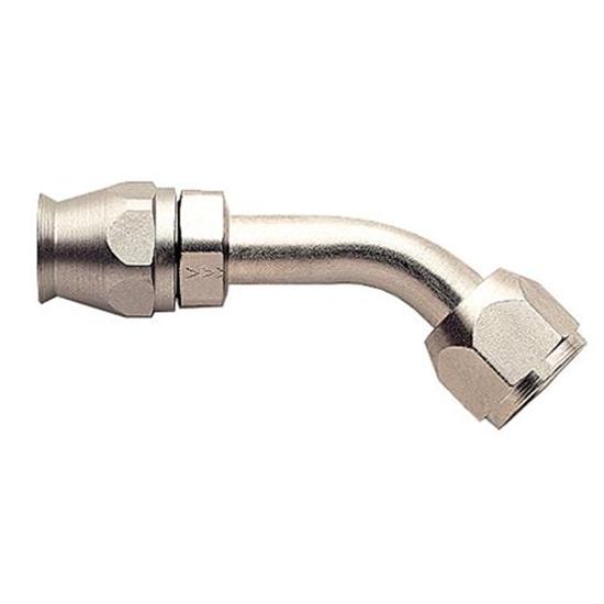 45 Degree Nickel Plated AC Fitting, -8 AN