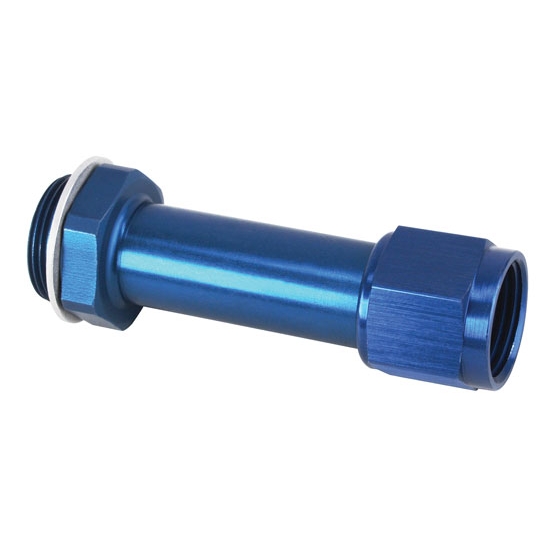 Aeroquip -8 AN Female to 7/8 Inch-20 Aluminum Fitting for Holley/Demon Carb.
