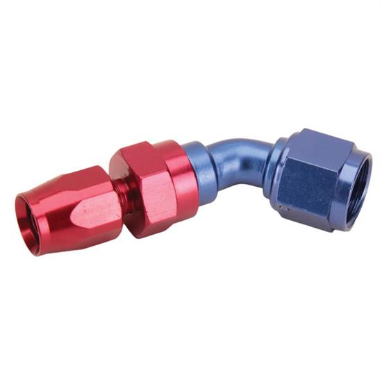 Fragola 224507 45 Degree Adapter Hose End Fitting, -6 AN to -8 AN