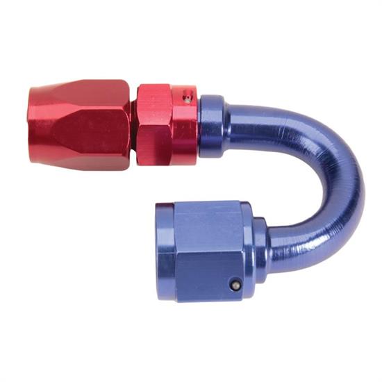 Fragola 231809 180 Degree Adapter Hose End Fitting, -8 AN to -10 AN