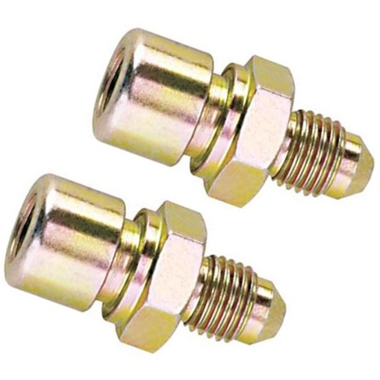 Straight 3/8 Inch-24 IFF to AN 4 Male Adapters