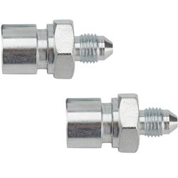 Speedway Steel Straight 3/8-24 IFF to -3 AN Male Adapter Fitting