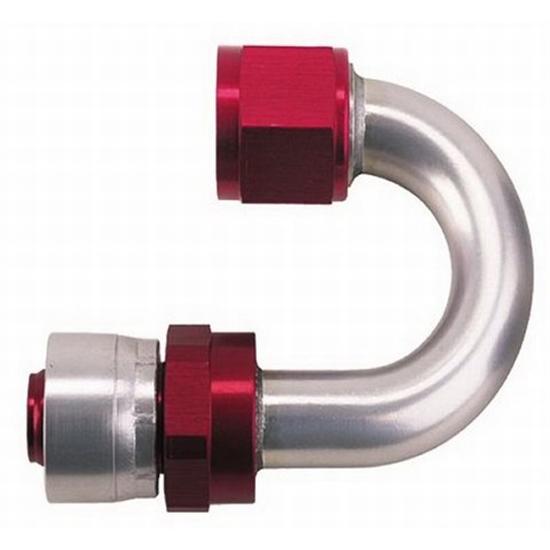 Aeroquip FBM4263 Starlite Crimp Fitting, 180 Degree, -8 AN