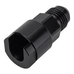 LS1/LT1 EFI Fuel Line Fitting, -6 AN Male to 3/8 Inch Female, Black