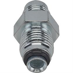 Steel Power Steering Box Adapter Fitting 16mm-1.5 IFM/-6 AN, 80-Up GM
