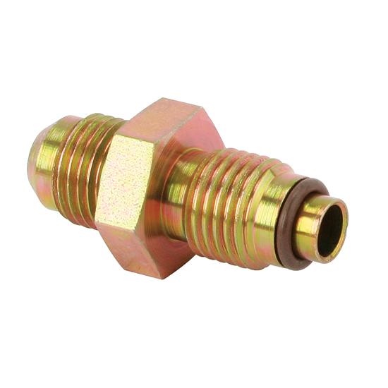 Steel Power Steering Box Adapter Fitting 14mm-1.5 IFM/-6 AN, 80-Up GM
