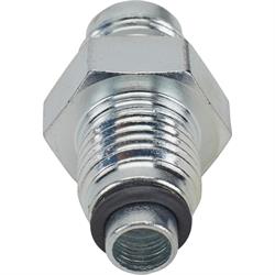 Steel Power Steering Box Adapter Fitting 14mm-1.5 IFM/-6 AN, 80-Up GM