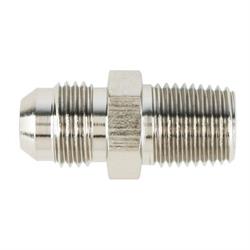 Nickel Straight to Aluminum Pipe Adapter Fitting -8 AN to 1/2 Inch NPT