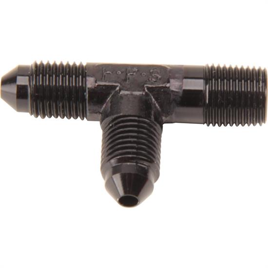 Fragola 482603-BL Alum Flare to Pipe T on Run, -3AN to 1/8"