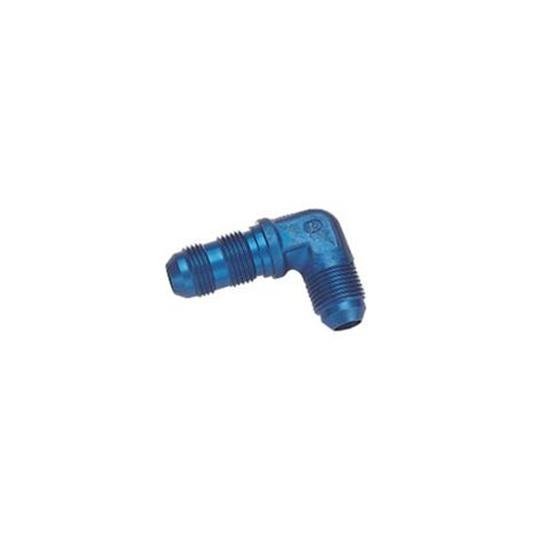 Aluminum Flare Bulkhead Fitting, 90 Degree, -12 AN