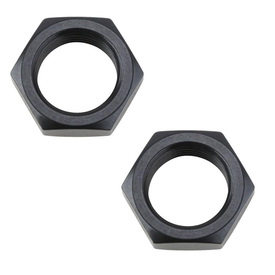 Black An6 Bulkhead Nuts
