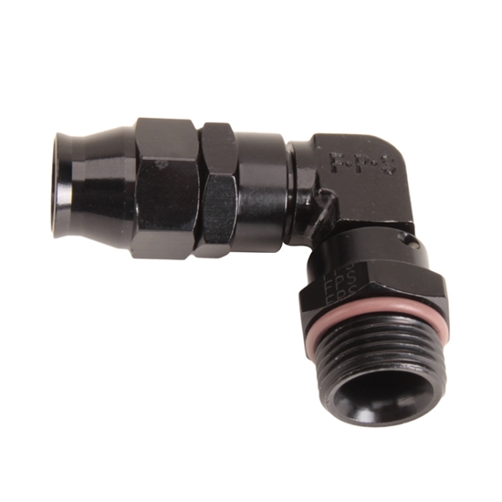 Fragola 6897811-BL Real Street 90 Deg. PTFE Hose End Fitting, -8 AN