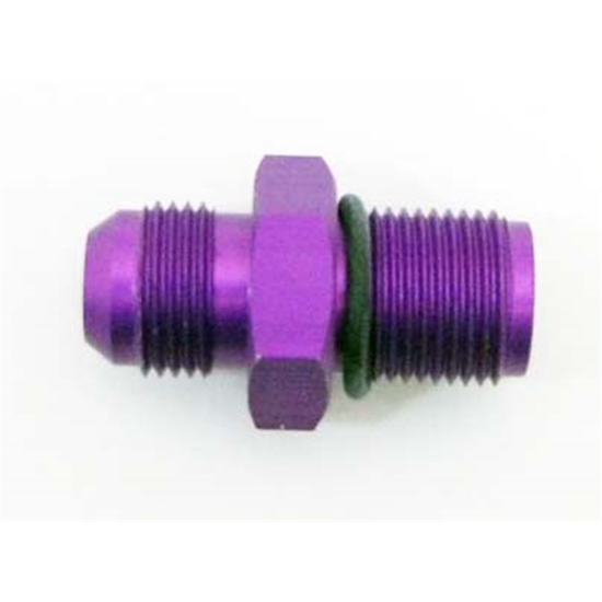 Garage Sale - Purple Aluminum AN8 to AN8 O-Ring Fitting