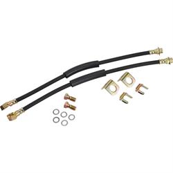 Rubber Front Brake Lines & Fitting Kit, 7/16-20