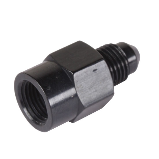 Fragola 495020BL Pressure Fitting 1/8 Inch Female to AN3 Male - Black