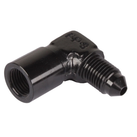 Fragola 495022BL 90 Pressure Gauge Fitting 1/8 In Female -3 AN Male