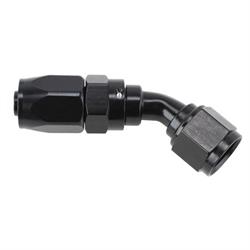 Speedway Full Flow Swivel Hose End Fitting, 45 Degree, Anodized, -8 AN