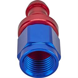 Straight Socketless Push-On Hose End, -6 AN