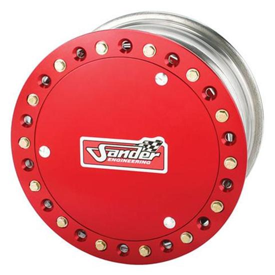 Sander 13-074-DO2 Direct Mount Wheel, 13x7, 4 Offs, Beadlock/Cover